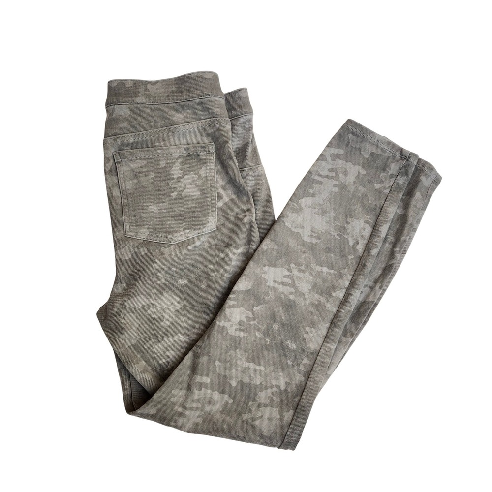 SPANX Camouflage Print Skinny‎ Pants Women's Sz LG